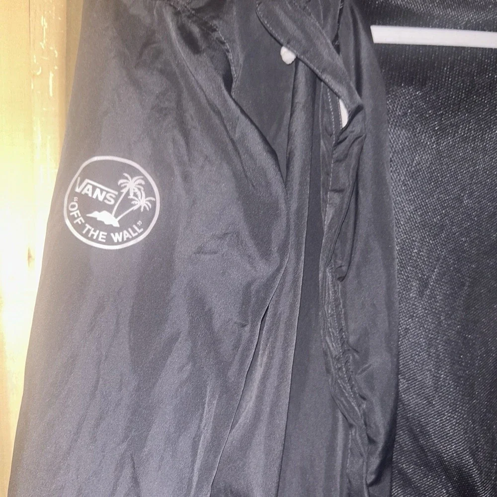 Vans Jacket Men's S Windbreaker Joel‎ Tudor Collection Full Zip Hooded Gray XL
